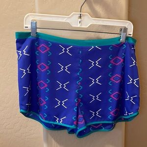 Lush flowy polyester dress shorts